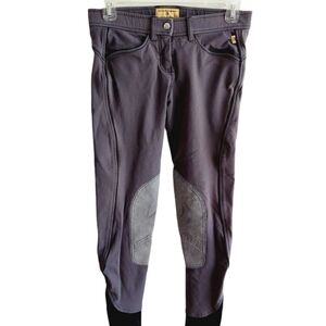 Devon-Aire Fine Riding Apparel Breeches Size 26 Gray Equestrian Pants Western